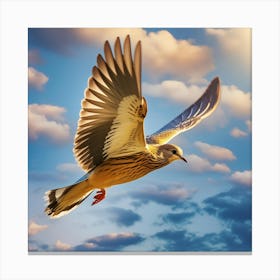 Hawk In Flight Canvas Print