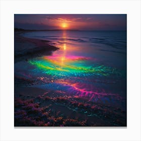 Rainbows In The Sand Canvas Print