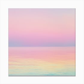 Sunset Over The Ocean Canvas Print