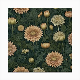 Chrysanthemums Canvas Print