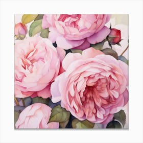  Painting Of English Roses Canvas Print