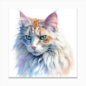 Chantilly Tiffany Cat Portrait Canvas Print