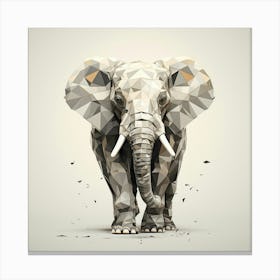 Abstract Elephant Canvas Print