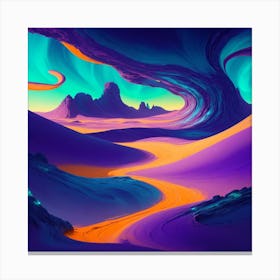 An Otherworldly Oil Painting An Ethereally 1 Canvas Print