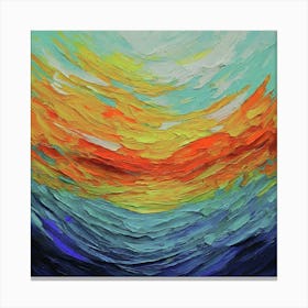 Abstract Abstract Painting Canvas Print