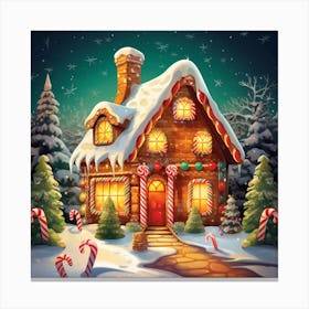 Gingerbread House 9 Canvas Print