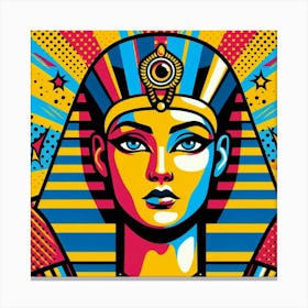 Pop Pharaoh Neferkaure Canvas Print