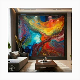 Abstract Painting 14 Canvas Print