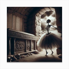 Skeleton Dancer 6 Canvas Print