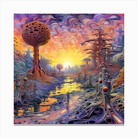 Deep Dream Art Canvas Print