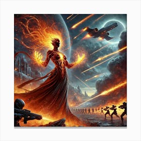 Episode 5 Tides Of Flame Canvas Print