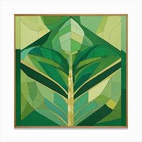 Green Leaf 1 Canvas Print