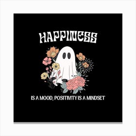 Happy Ghost Art Print Canvas Print