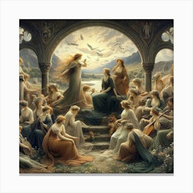 Choir Of Angels Canvas Print