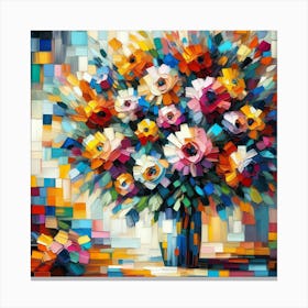 Flowers In A Vase 23 Canvas Print