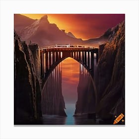 Big Sur, CA Watermark Canvas Print