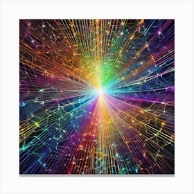 Rainbow Burst 3 Canvas Print