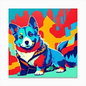 Corgi 32 Canvas Print