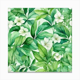 Watercolor Seamless Pattern 2 Canvas Print