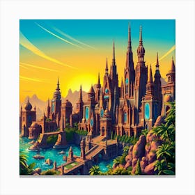 Fantasy Castle 1 Toile