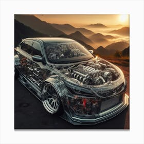 Hyundai Ioniq Canvas Print