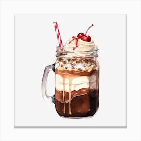 Ice Cream Sundae 11 Canvas Print