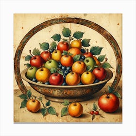 Fruit Bowl 3 Canvas Print