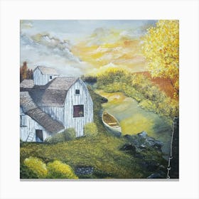 Barn House Canvas Print