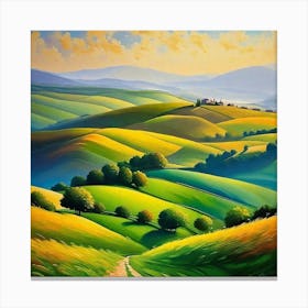 Tuscan Landscape 4 Canvas Print