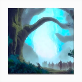 Whispers Of The Dreaming Wood Canvas Print