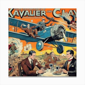 The Amazing Adventures of Kavalier and Clay, 1930's comic 2 Canvas Print