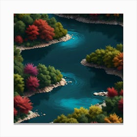  Unique Design Art Of River 0 Canvas Print