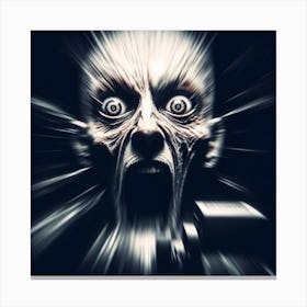 Horror Movie Poster 1 Canvas Print