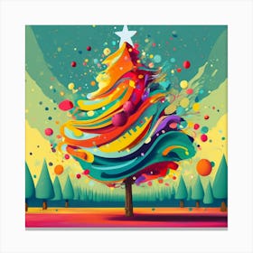 Christmas tree 1 Canvas Print