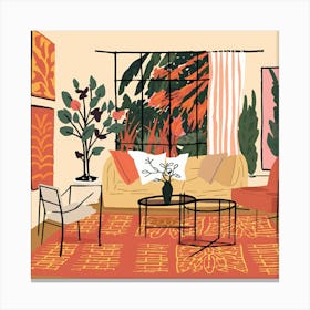 Living Room 4 Canvas Print