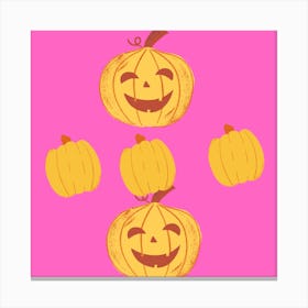 Halloween Pumpkins Canvas Print