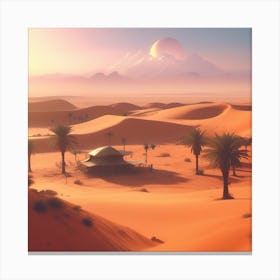 Desert Landscape 116 Canvas Print