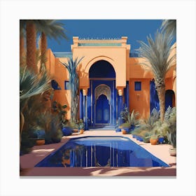 House In Morocco Canvas Print
