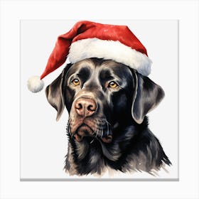 Christmas Labrador Canvas Print