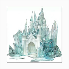 Frozen Castle Canvas Print