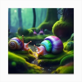 Alien Snails 10 Canvas Print