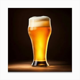 Glass Of Beer Canvas Print