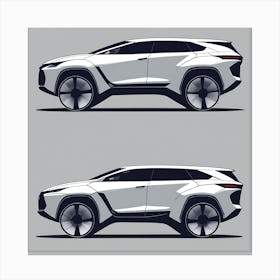 Hyundai Suv Concept Canvas Print