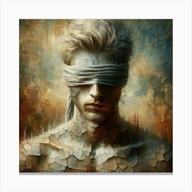 Blindfolded Man 1 1 Canvas Print