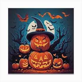 Halloween Pumpkins 7 Canvas Print