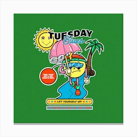 Tuesday Blues Canvas Print