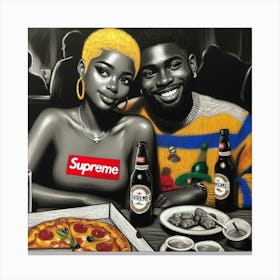 Supreme Couple 18 Canvas Print