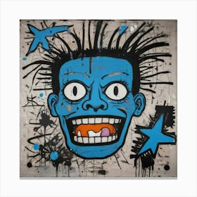 'Blue Monster' 1 Canvas Print