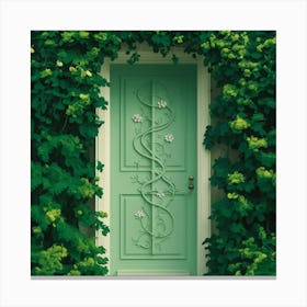 A Stunning Illustration Of A Mint Green Door Surro Txjvocyosec6ks Asglvyw Pijuegdorlypx9gdsoqevg Canvas Print