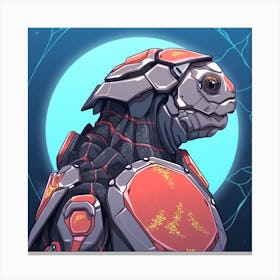 Robot In Armor Canvas Print